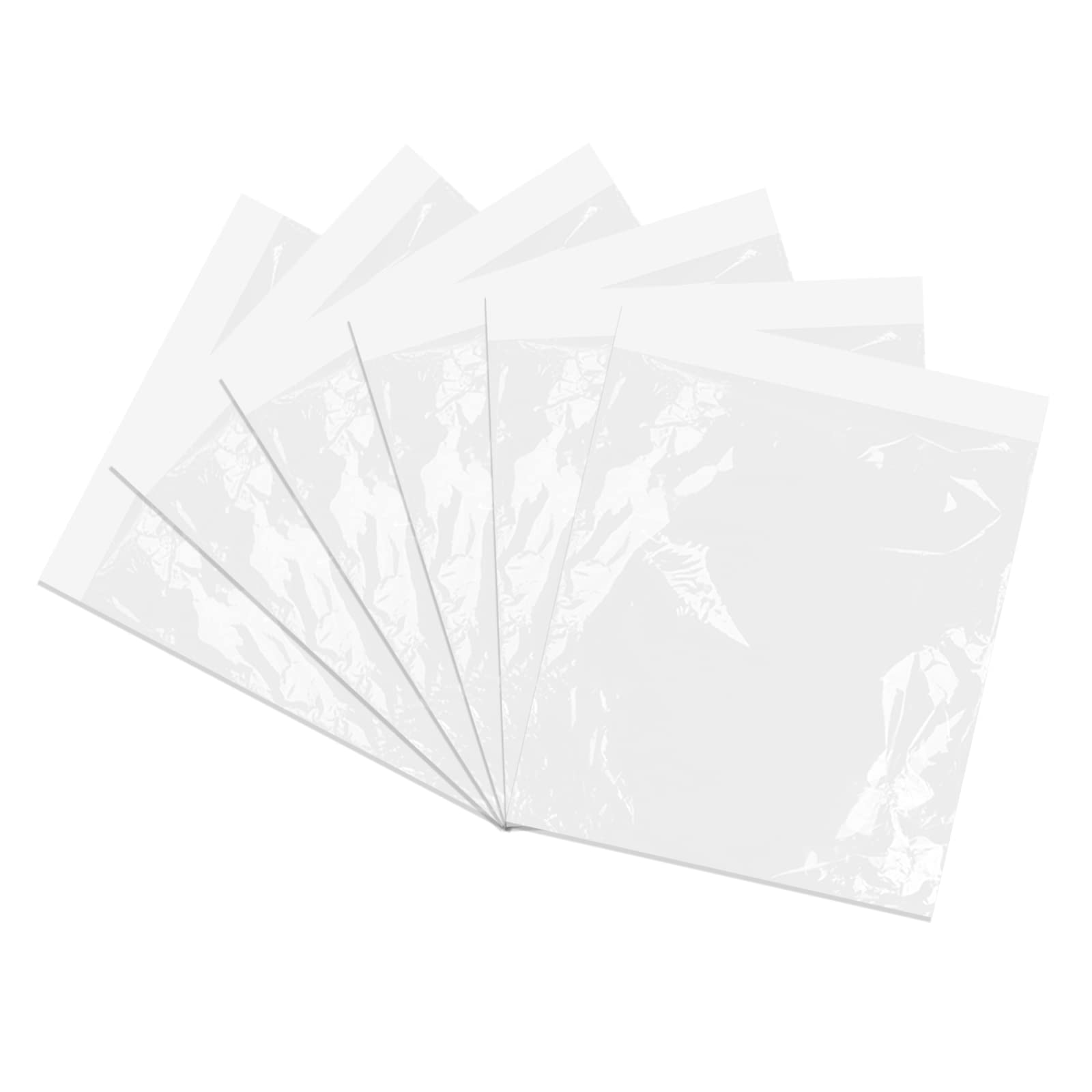 9527 Product 4.5" x 5.5" Clear Adhesive Top Loading Packing List/Shipping Label Envelopes (100 Pack)