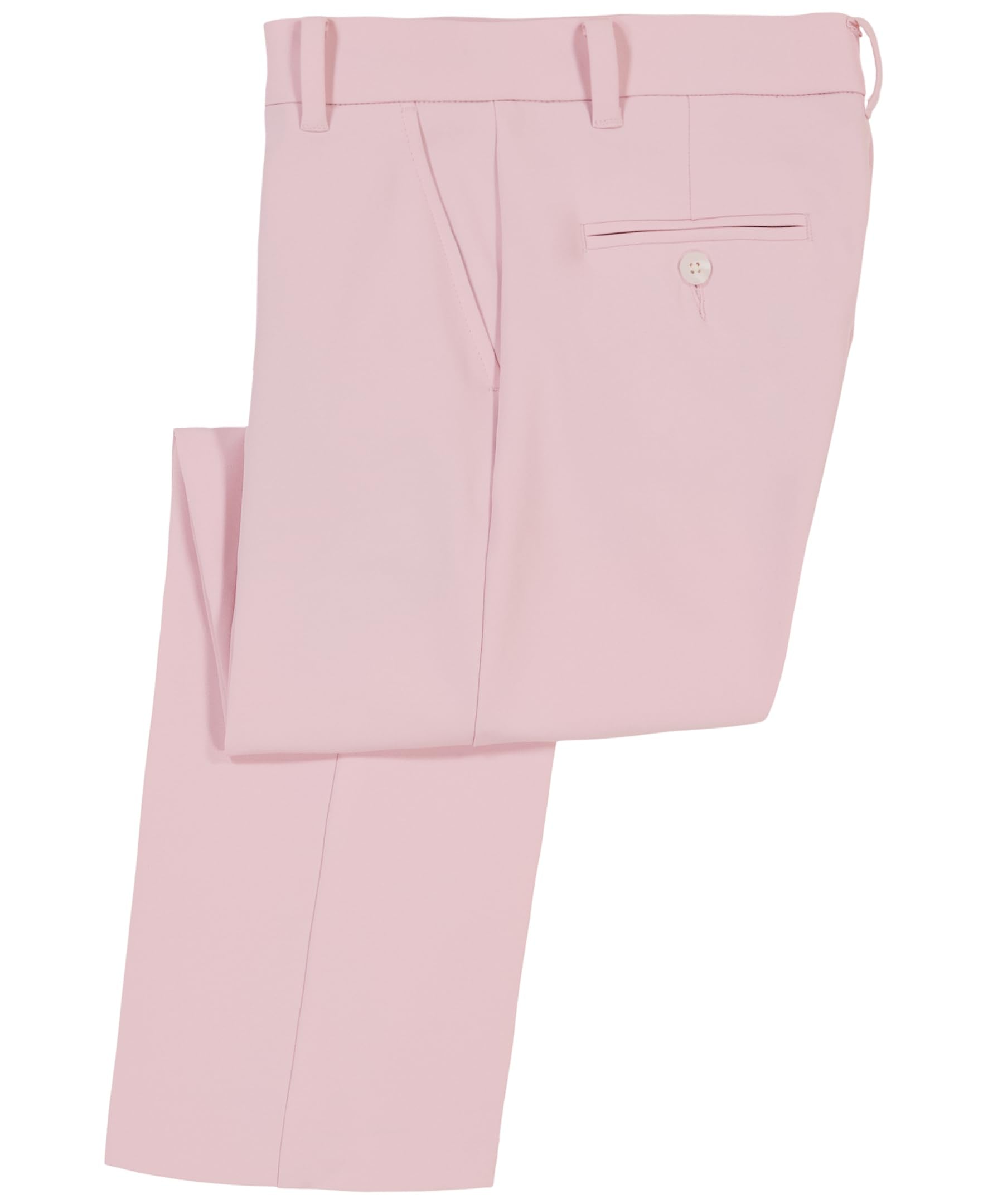 Tommy Hilfiger Boys' Th Flex Stretch Performance Dress Pant, Straight Leg Fit, Zip Fly & Belt Loops, Side & Back Pocket
