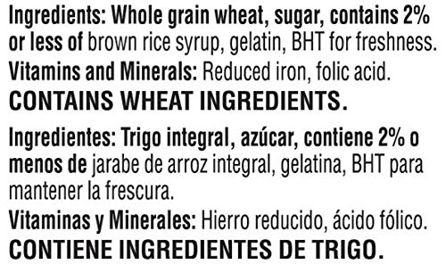 Kellogg's Frosted Mini-Wheats Cold Breakfast Cereal, High-Fiber, Whole Grain, Family Size, Original, 24oz Box (1 Box)