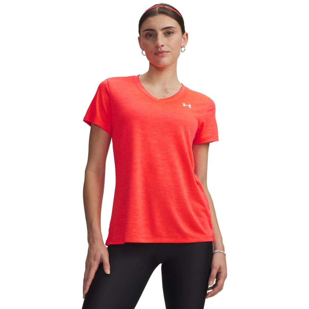 Under Armour Women's Tech Twist V Neck Short Sleeve T-Shirt