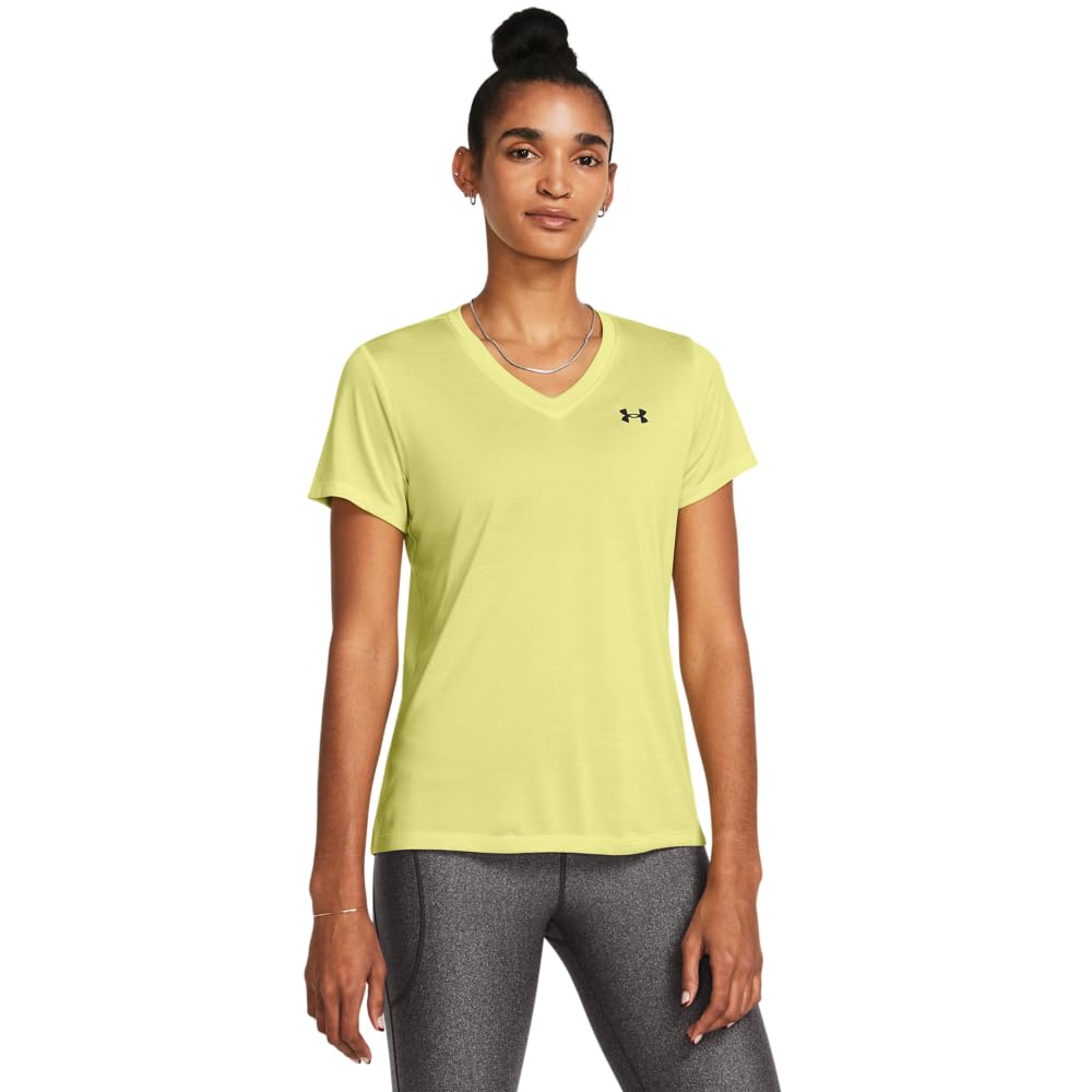 Under Armour Women's Tech Twist V Neck Short Sleeve T-Shirt