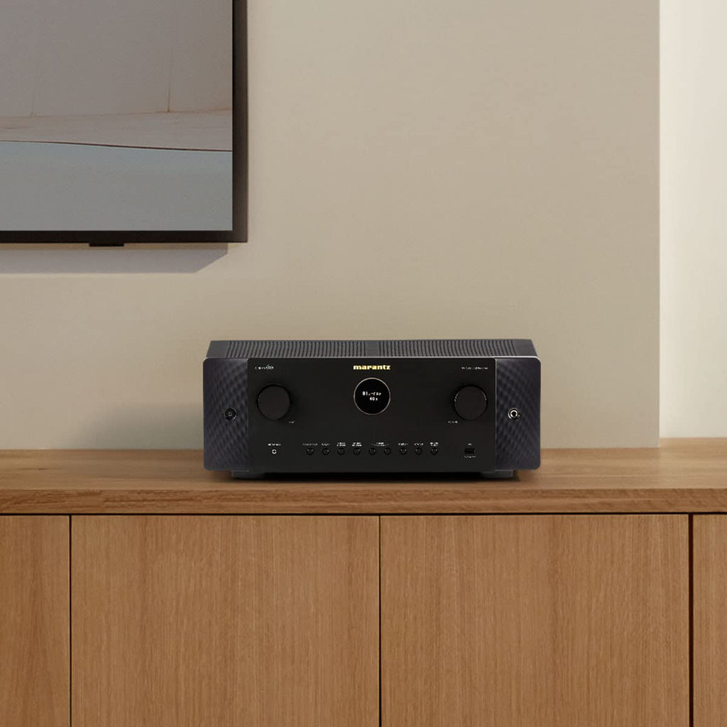 Marantz Cinema 60 7.2-Ch Receiver (100W X 7) - 4K/120 and 8K Home Theater Receiver, Built-in Bluetooth, Wi-Fi & HEOS Multi-Room, Supports Dolby Atmos & DTS:X