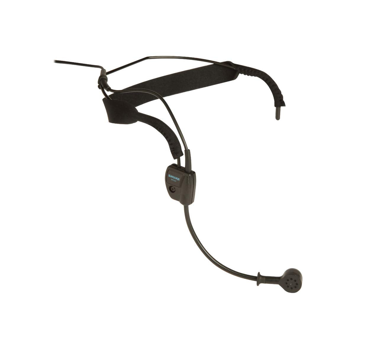 Shure WH20 Dynamic Headset Microphone - Rugged, Lightweight, Secure Fit for Active Mic Users, for Instructors/Musicians, Right-Angle 1/4 (6.3mm) Connector for Unbalanced Mic Input (WH20QTR)