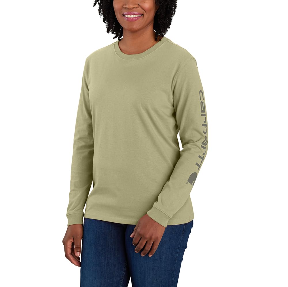 Carhartt Women's Dearborn Loose LS Logo T-Shirt