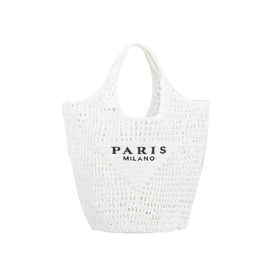 POOOPSSD New Woven Bag, Straw Mesh Tote Bag, Beach, Shoulder Bag, Hobo Women, Foldable Large Capacity, for Holiday.