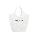 POOOPSSD New Woven Bag, Straw Mesh Tote Bag, Beach, Shoulder Bag, Hobo Women, Foldable Large Capacity, for Holiday.