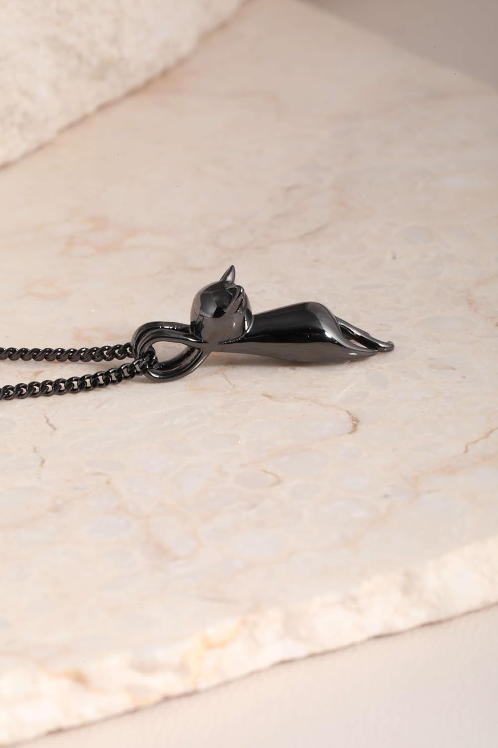 S.Leaf 925 Sterling Silver Cat Necklace Jewelry for Women Trendy Dainty Charm Pendant Necklaces Best Friend Birthday Gifts for Her Sister Mom Wife Womens