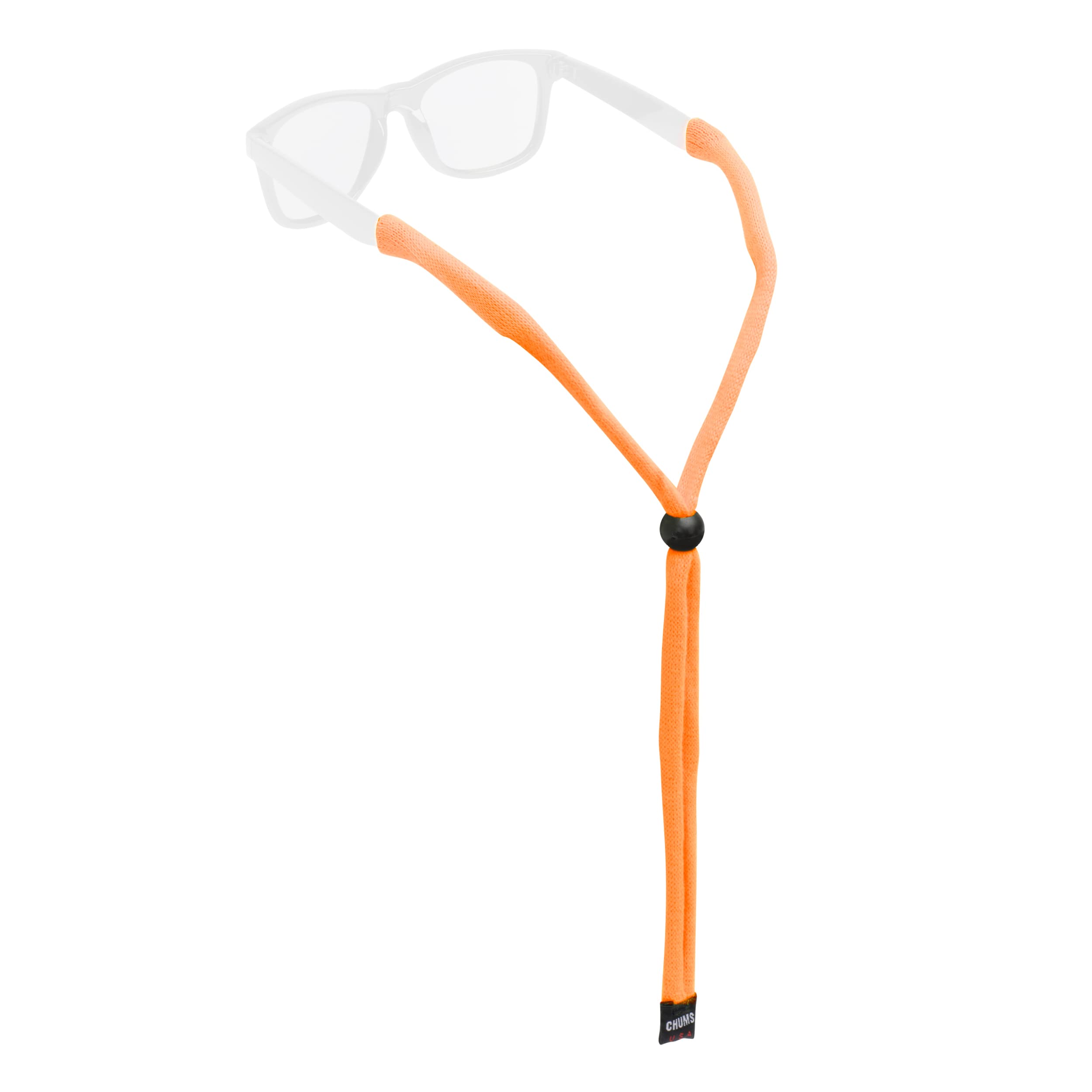 Chums Original Cotton Retainer - Unisex Eyewear Keeper for Sunglasses & Glasses - Adjustable Fit, Washable & Made in USA
