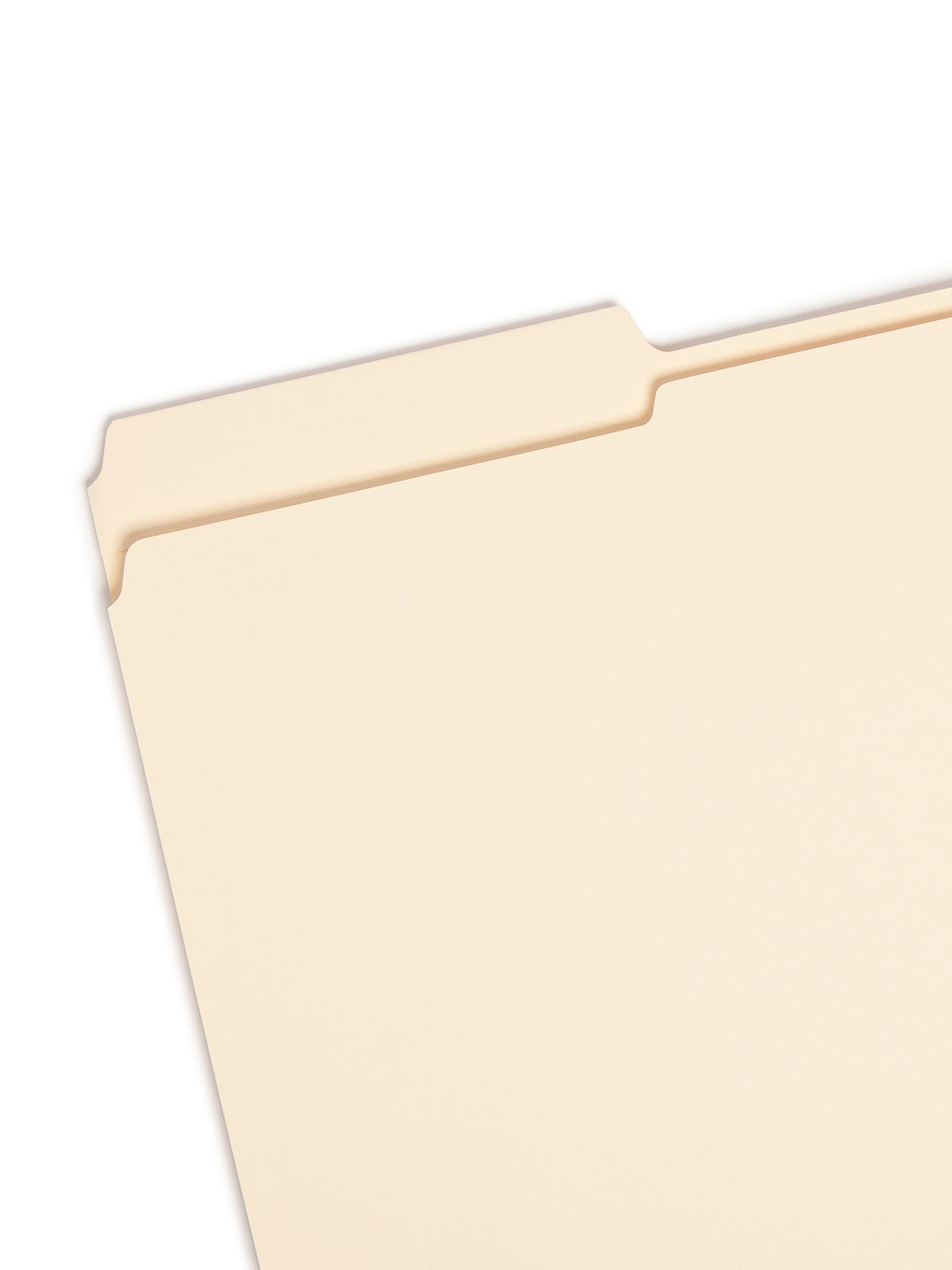 Smead File Folder, Reinforced 1/3-Cut Tab, Center Position, Legal Size, Manila, 100 per Box (15336)
