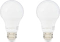 Amazon Basics A19 LED Light Bulbs, 60W Equivalent, 9W Energy Efficient, E26 Standard Base, Soft White 2700K, Non-Dimmable, 10,000 Hour Lifetime, Easy to Install, 2-Pack