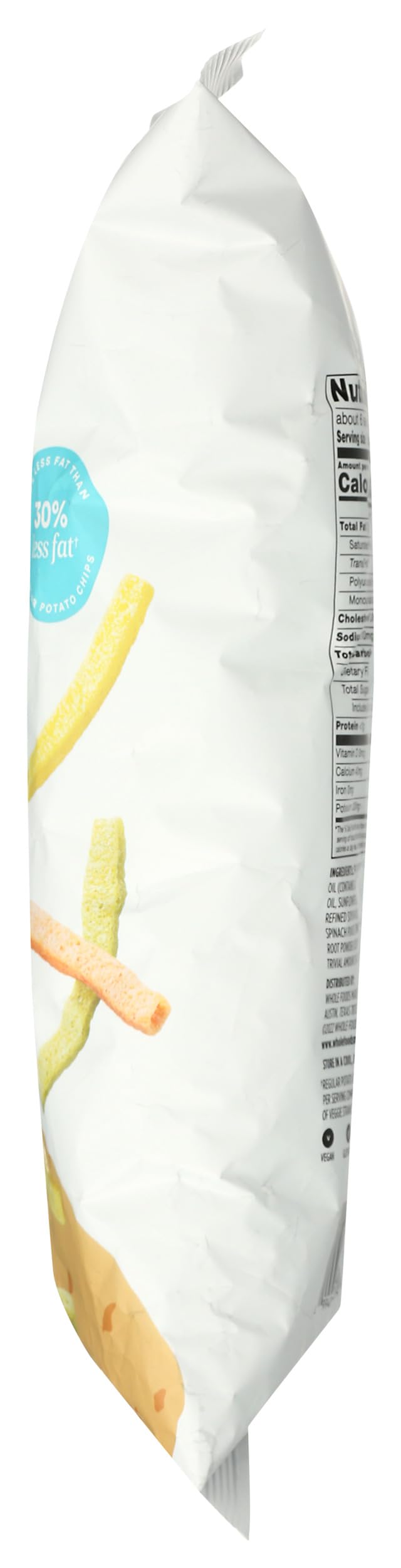 365 by Whole Foods Market, Veggie Straws, Made with Tomato and Spinach, Vegan, Gluten-Free, 6 Ounce