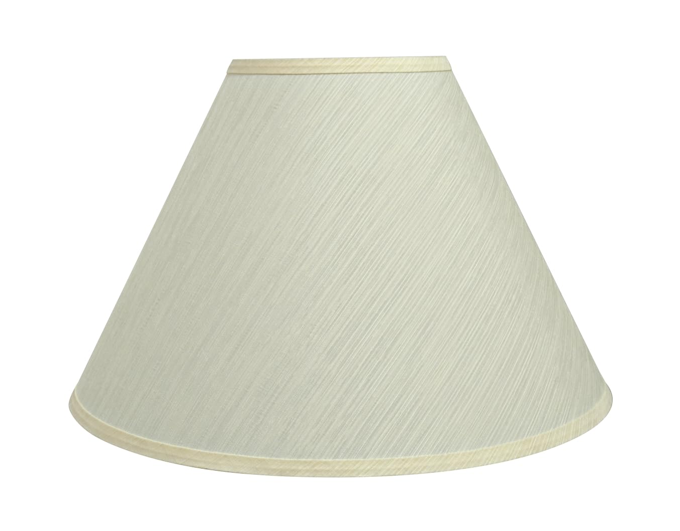 Aspen Creative 32083 Transitional Hardback Empire Shaped Spider Construction Lamp Shade in Brown, 18" wide (7" x 18" x 12 1/2")