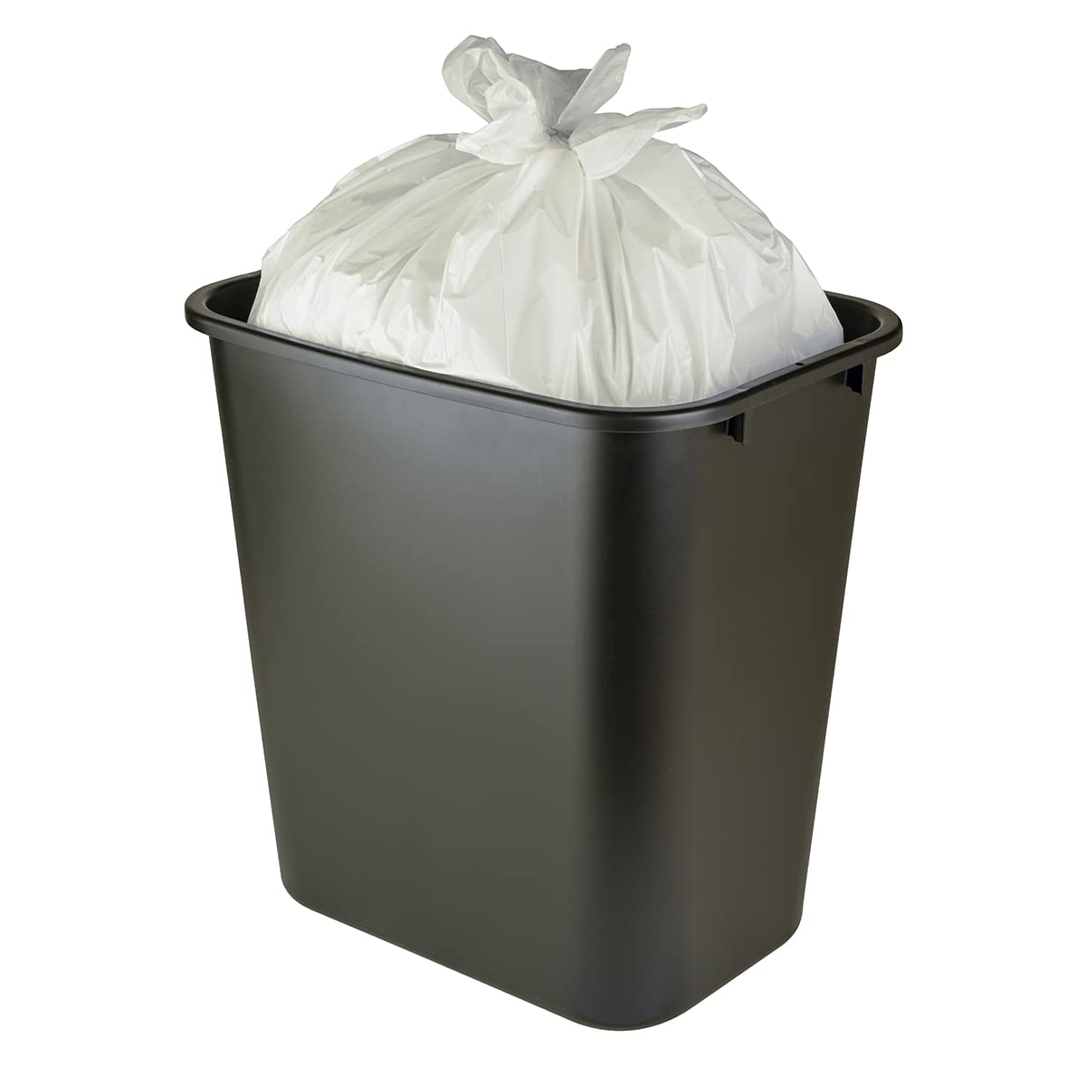 Amazon Basics 8 Gallon Flap Tie Trash Bags, Fresh Scent, 80 Count