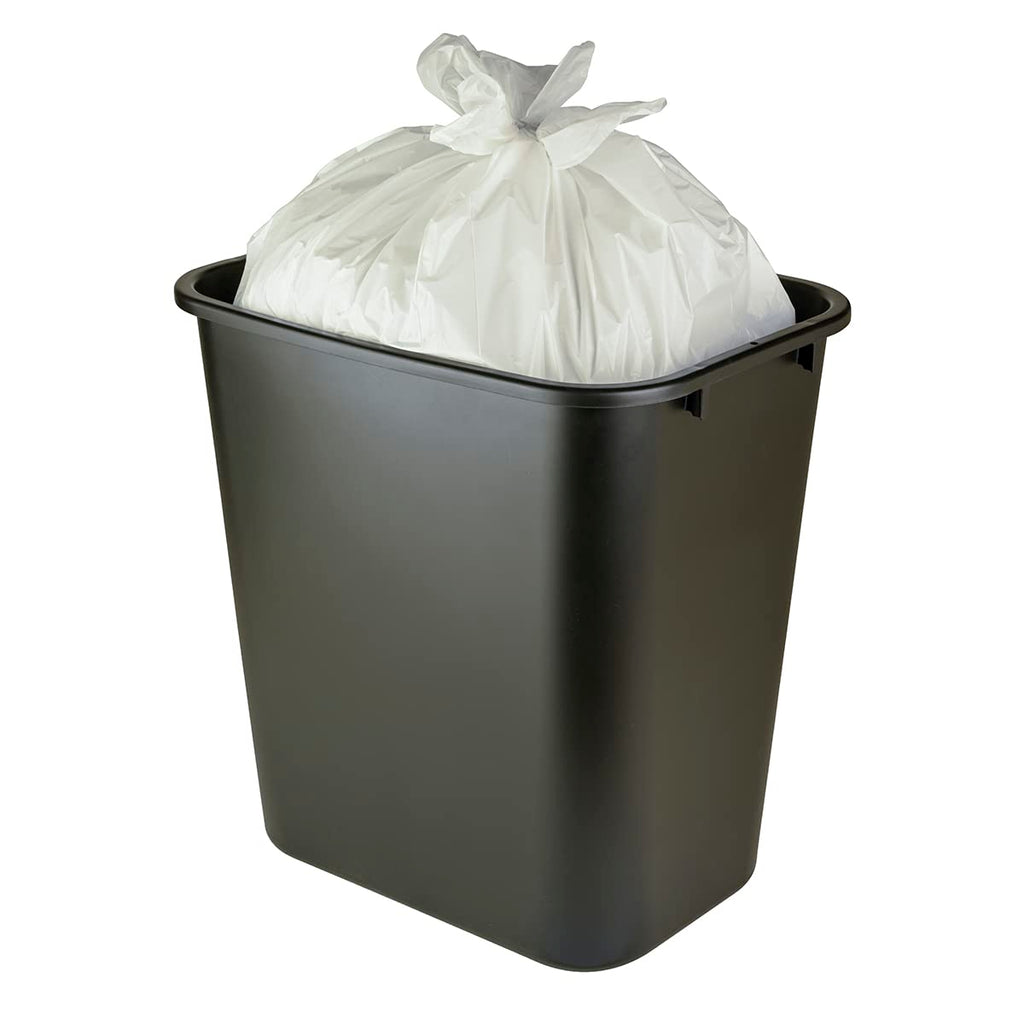 Amazon Basics 8 Gallon Flap Tie Trash Bags, Fresh Scent, 80 Count