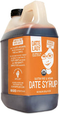 Date Lady Date Syrup 3 lb Squeeze Bottle | 1 ingredient: 100% Organic Dates. Vegan, Paleo, Gluten-free & Kosher | Also Known As Silan, Date Honey and Date Nectar | Sugar Substitute