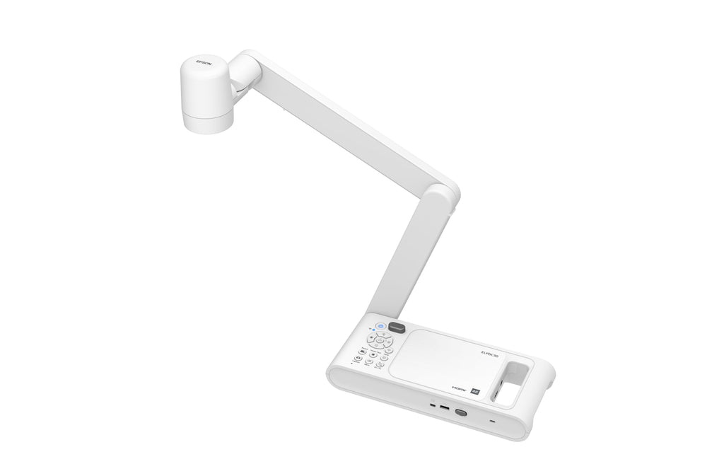 Epson DC-13 High-Definition Document Camera with HDMI, 16x Digital Zoom and 1080p Resolution,White