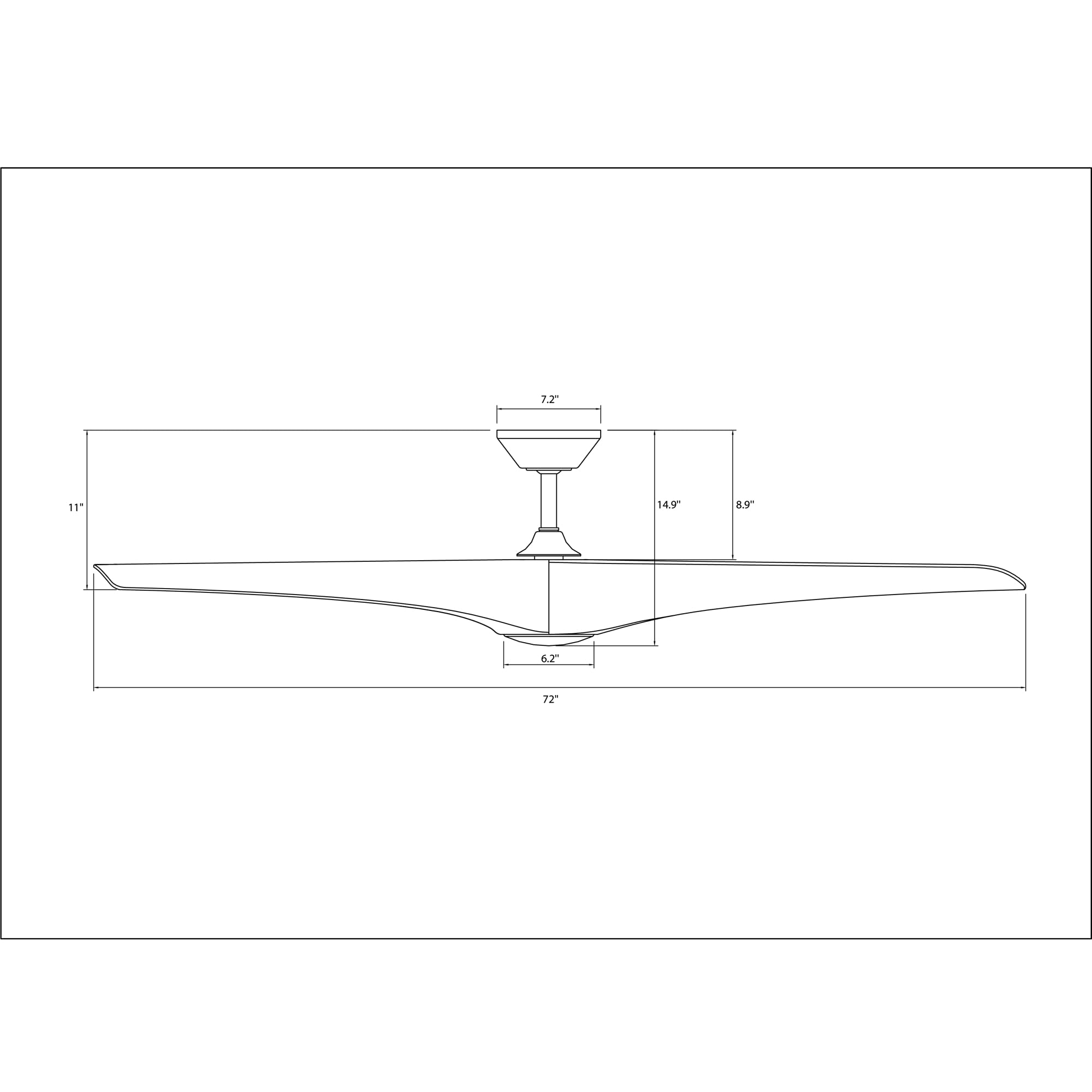 Modern Forms Zephyr Smart Indoor and Outdoor 3-Blade Ceiling Fan 52in Bronze/White Oak with Adjustable CCT 2700K-3000K-4000K-5000K LED Light Kit and Remote Control