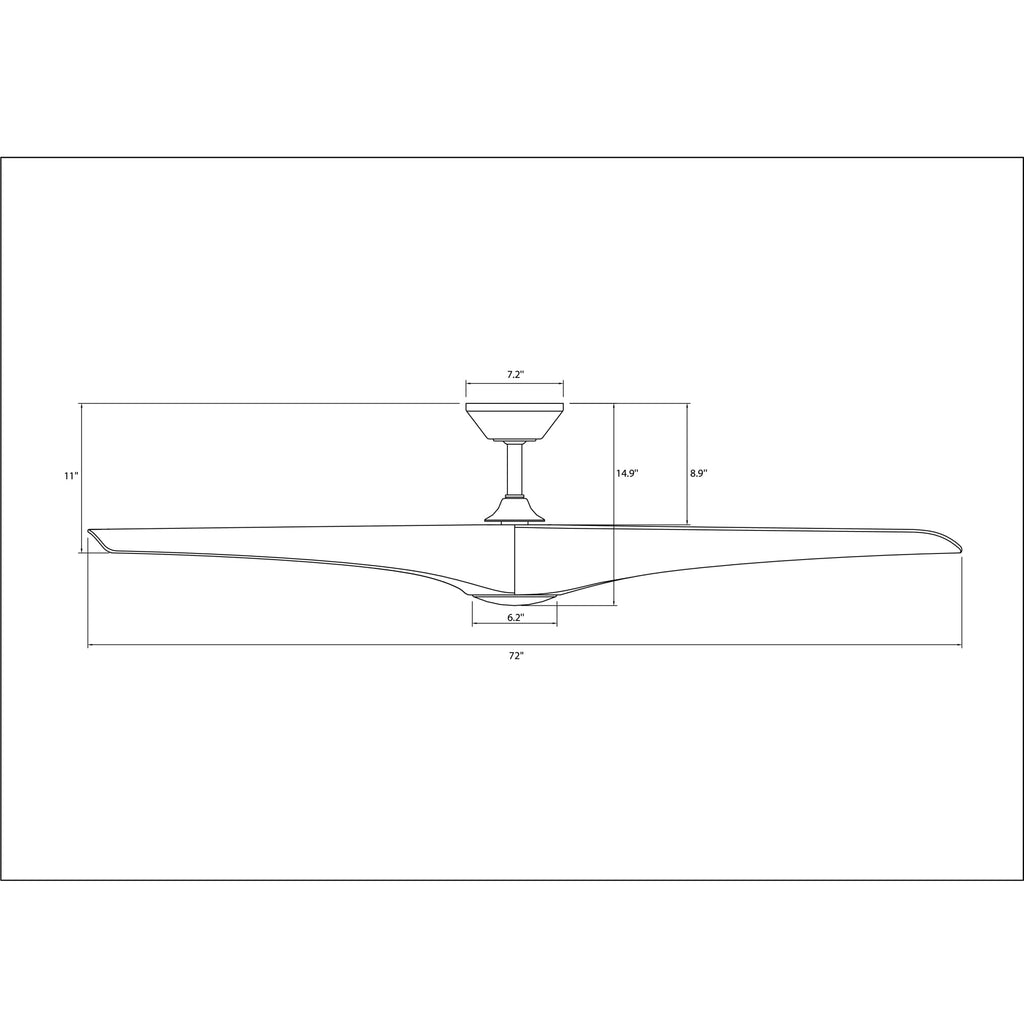 Modern Forms Zephyr Smart Indoor and Outdoor 3-Blade Ceiling Fan 52in Bronze/White Oak with Adjustable CCT 2700K-3000K-4000K-5000K LED Light Kit and Remote Control