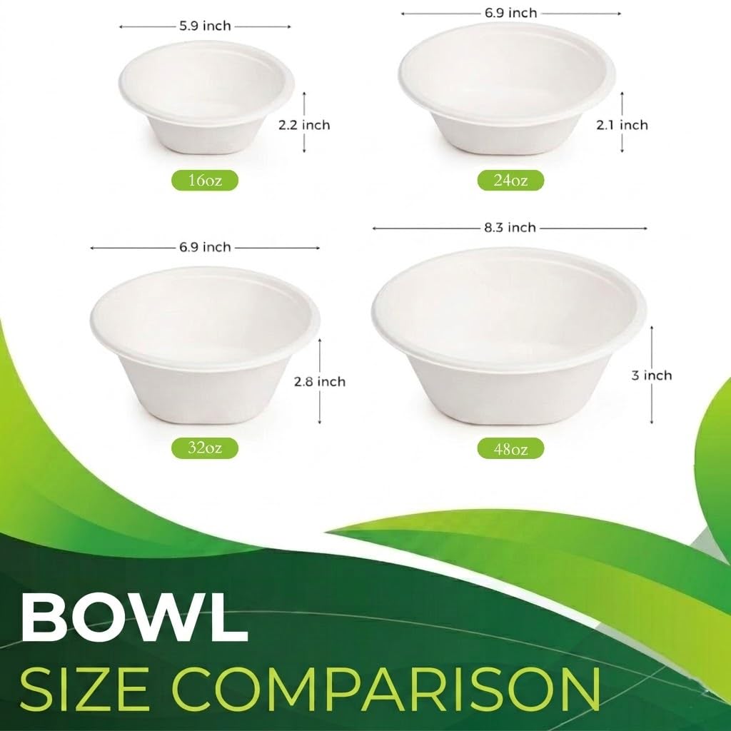 4oz Disposable Paper Cups [100-Pack], Sturdy Small/Mini Paper Cups/bowls, Perfect for Dip Sauce, Tasting and Snacks, 100% Compostable Sample Cups