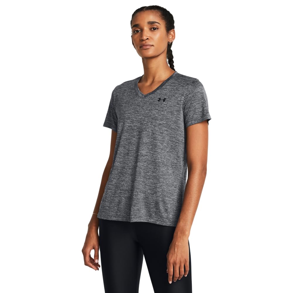 Under Armour Women's Tech Twist V Neck Short Sleeve T-Shirt