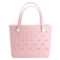 Rubber Beach Bag EVA Waterproof Tote Bags Washable Sand-proof Travel Handbags for Pool Boat Groceries Work Sports