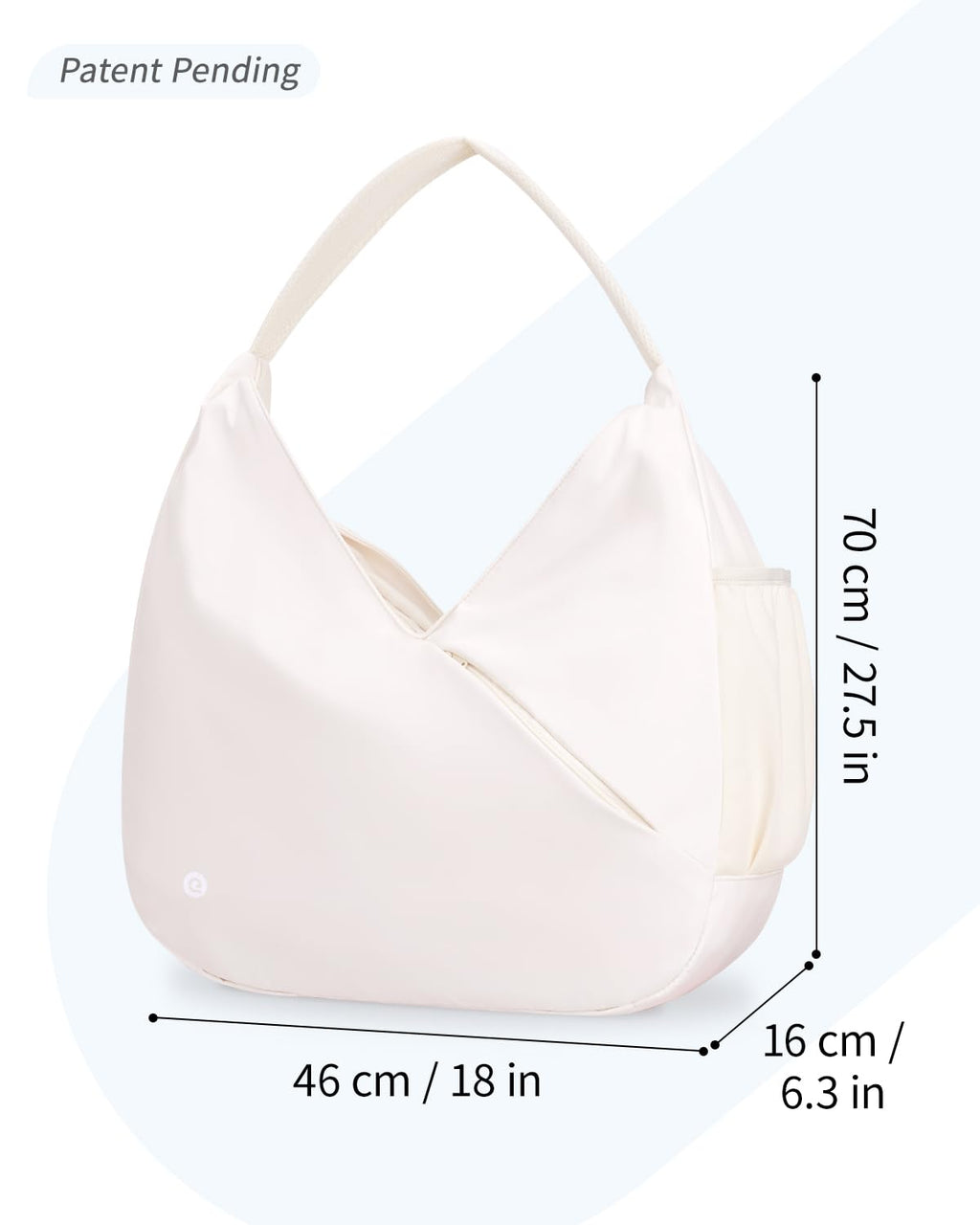 Ceneda Large Gym Bag for Women with Hidden Yoga Mat Holder & Shoe Compartment & Wet Pocket, Sports Duffle Bag for Travel