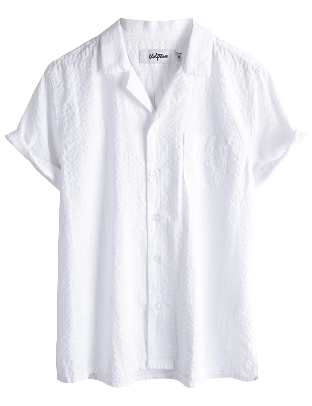 VATPAVE Boys Button Down Shirt Short Sleeve Casual Hawaiian Shirt Cuban Collar Summer Beach Shirts with Pocket