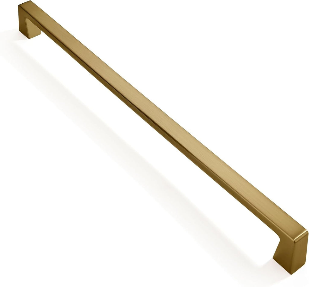 khtumeware 6 Pack 3 Inch(76mm) Kitchen Cabinet Handles Brushed Gold,Brushed Brass Cabinet Pulls Kitchen Cabinet Hardware, Furniture Pulls for Bathroom Cupboard Drawer Handles Dresser Pulls