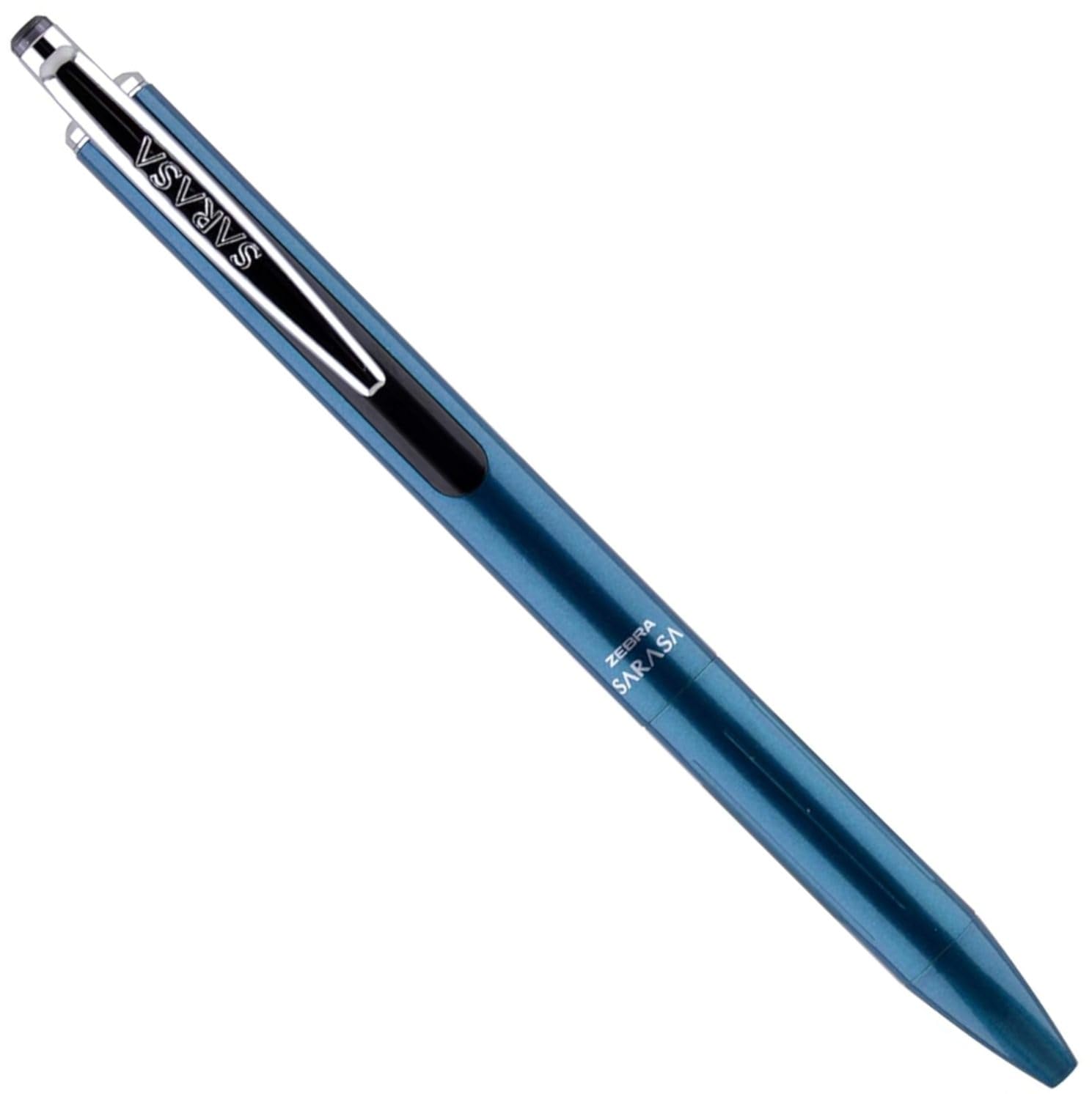 Zebra Pen, SARASA Grand Retractable Gel Pen, Solid Brass Barrel, Fast-Drying Black Ink, 0.7mm Point, Ideal for the Left-Handed, Eliminates Smudging, Gold Brass Barrel, 1-Pack, (45511)