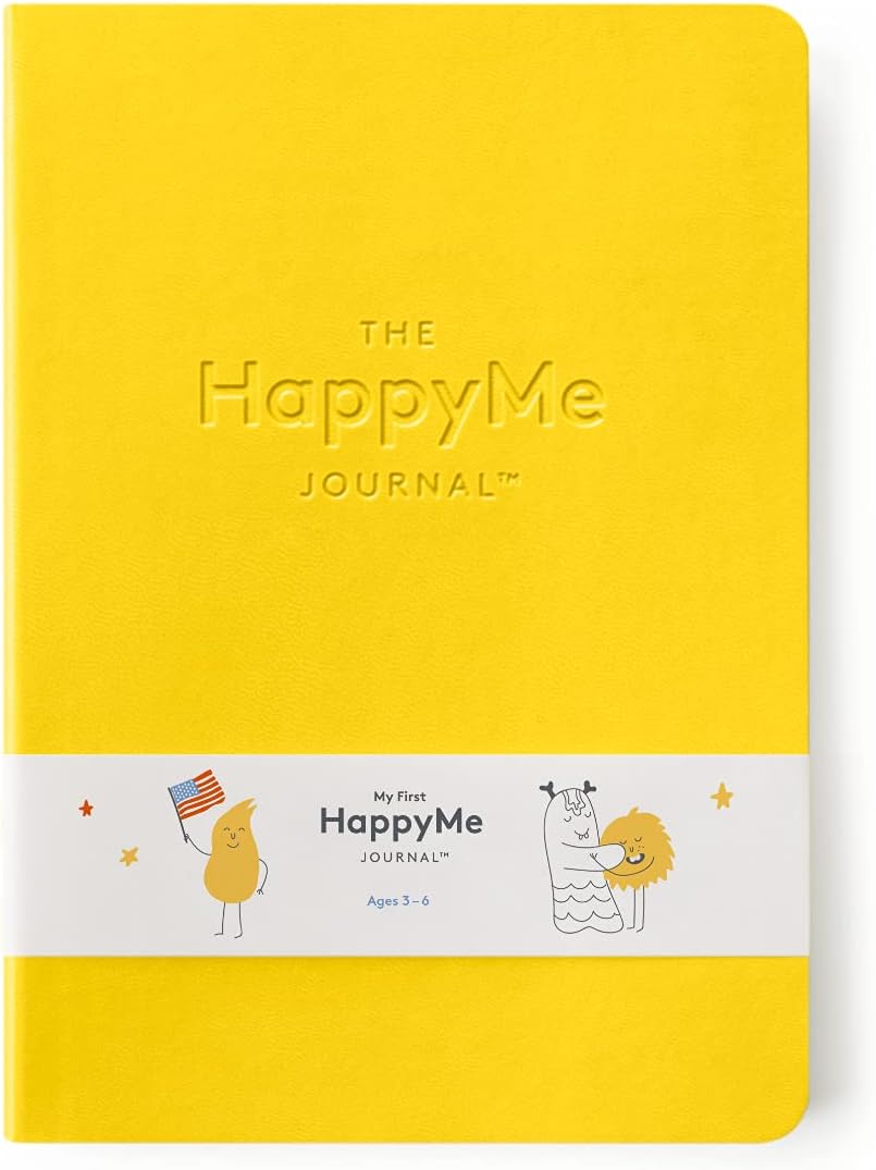 My First HappyMe Journal for Kids: Promote Happiness, Cultivate Positive Habits and Nurture Curiosity for Little Explorers - Interactive Guided Journaling Book for Inquiring Minds of Children Ages 3-6