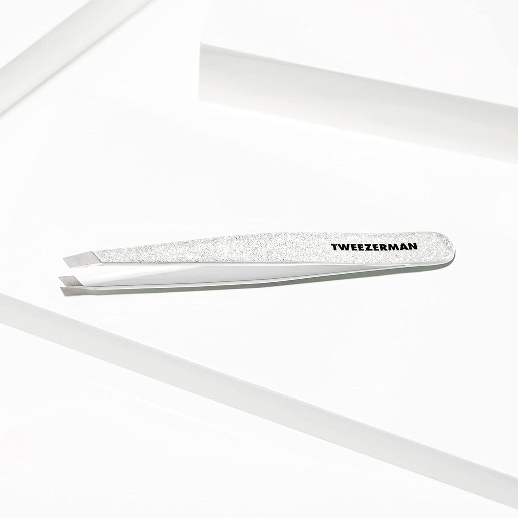 Tweezerman Exclusive 40th Birthday Slant Tweezer - Hair Removal Tweezers, Stainless Steel