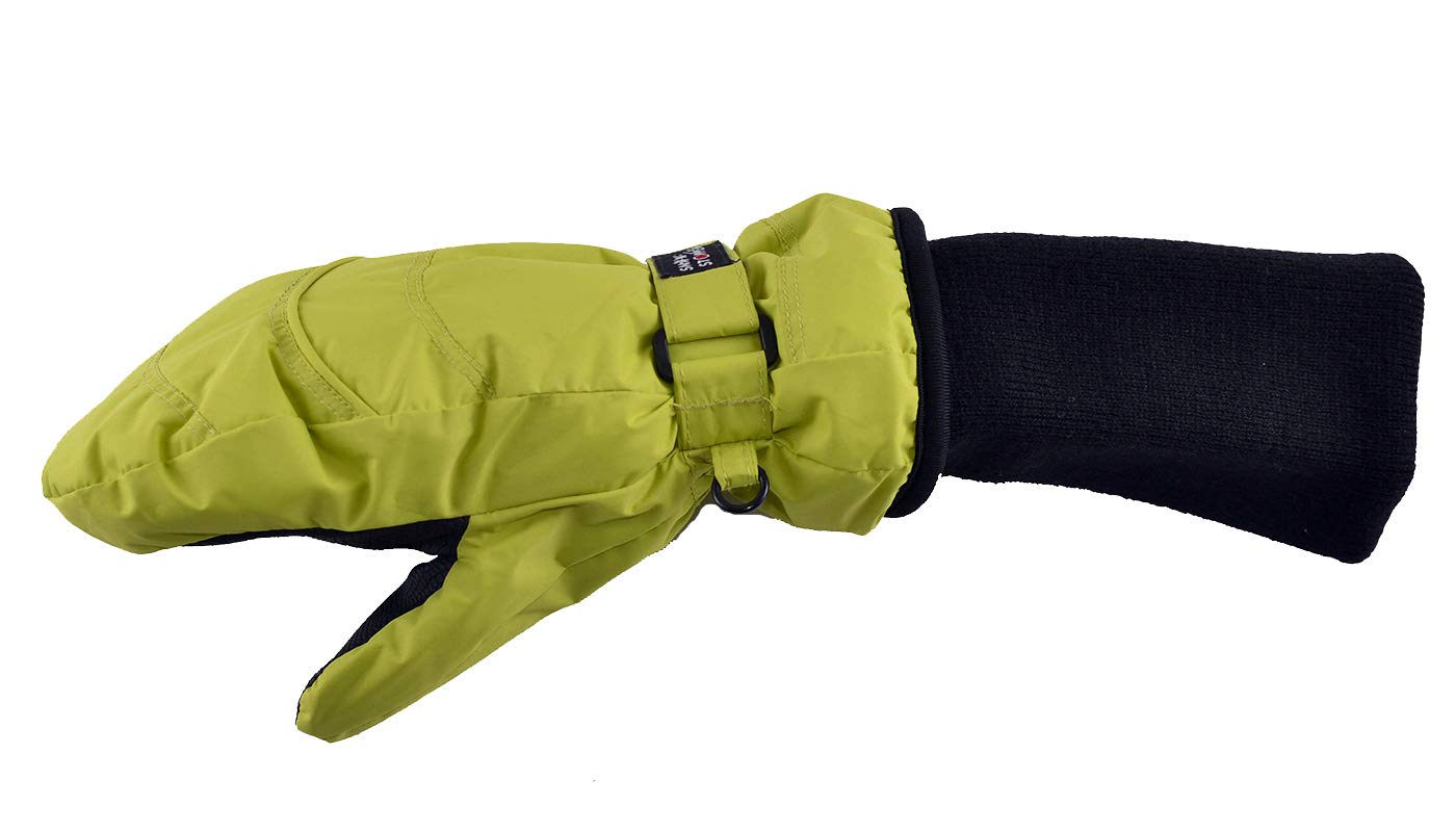 SnowStoppers Kids Waterproof Long Cuff Winter Mittens