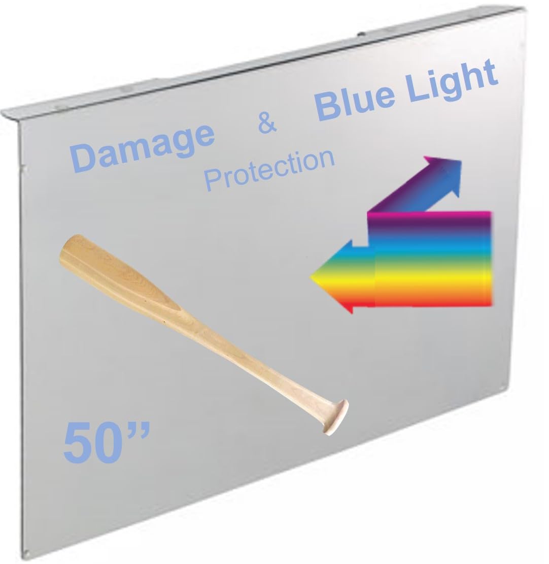 VizoBlueX - 14 inch Diagonal Blue Light Blocking Screen Protector Filter. Panel LED PC All Laptop Anti-UV Eye Protection Panel Cover - Hanging Type Fits Apple MacBook Pro 14 (W 12.4" X H 7.9")