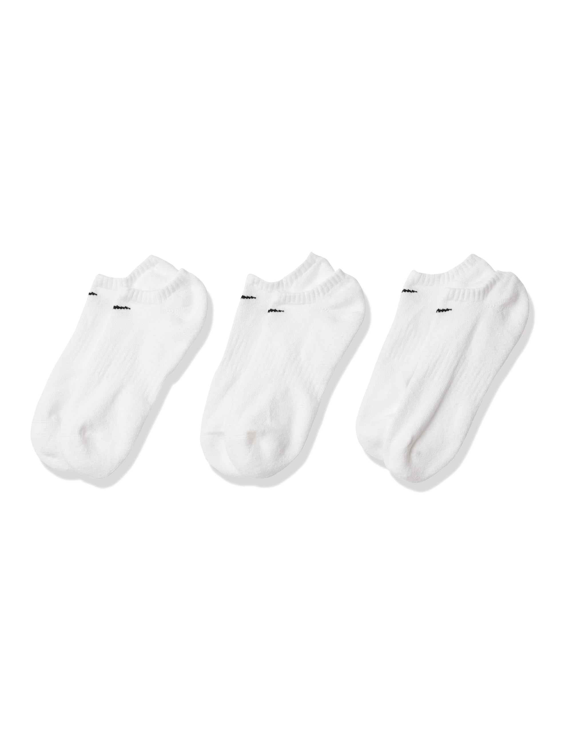 Nike Unisex Adult Everyday Cushioned Training No-Show Socks (3-Pack) | Mens and Womens