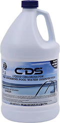 CPDI Champion Pool Shock - Ready to Use Liquid Chlorine - Commercial Grade 12.5% Concentrated Strength - 1 Gallon