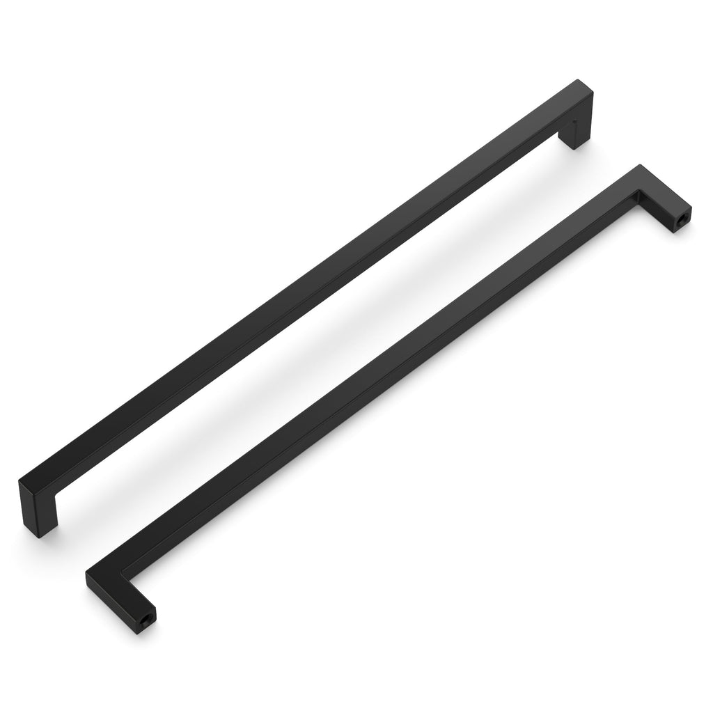 Hickory Hardware Solid Core Kitchen Cabinet Pulls, Luxury Cabinet Handles, Hardware for Doors & Dresser Drawers, 3 Inch Hole Center, Brushed Golden Brass, Skylight Collection (Pack of 1)