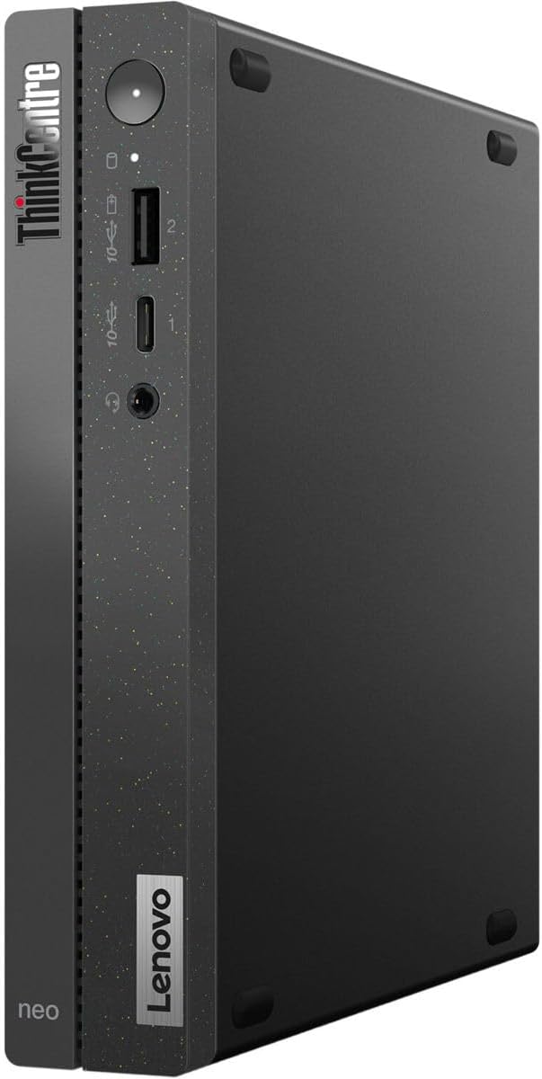 Lenovo ThinkCentre neo 50q Gen 4 Tiny Desktop Computer, Intel Core i5-13420H 2.1GHz, 16GB RAM, 256GB SSD, Windows 11 Pro, Black