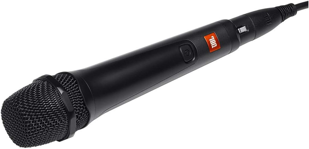 JBL PartyBox Mic 100: Wired Dynamic Vocal Mic with Cable (3M), Quality Performance, Wire Mesh Cap with Windscreen, Easy to Use, Cardioid Polar Pattern, Premium Industrial Design (Black)