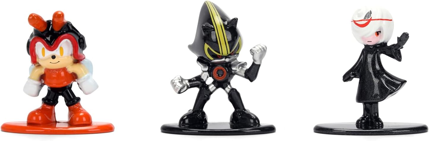 Jada Sonic The Hedgehog Nano Metalfigs 18 Pack Series 2 Die-Cast Figure Set – Includes Sonic, Shadow, Amy Rose, Rouge Toys