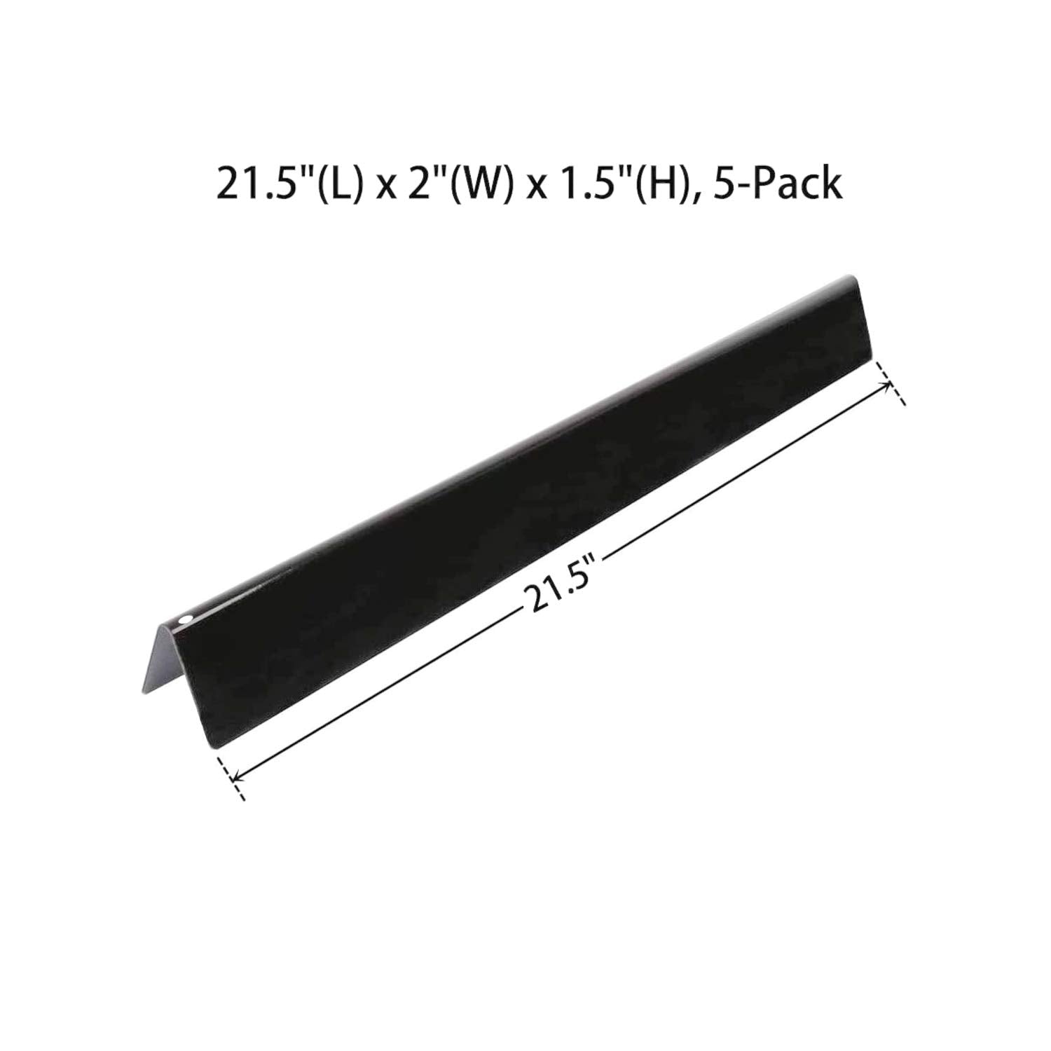 Hongso 21.5 Inch Flavorizer Bars 7535 for Weber Genesis Silver A, Spirit 200 Series E210 S210 (with Side Mounted Control), Spirit 500 Gas Grill Models, Heat Plate Replacement 7534 65902 8217, 5-PC