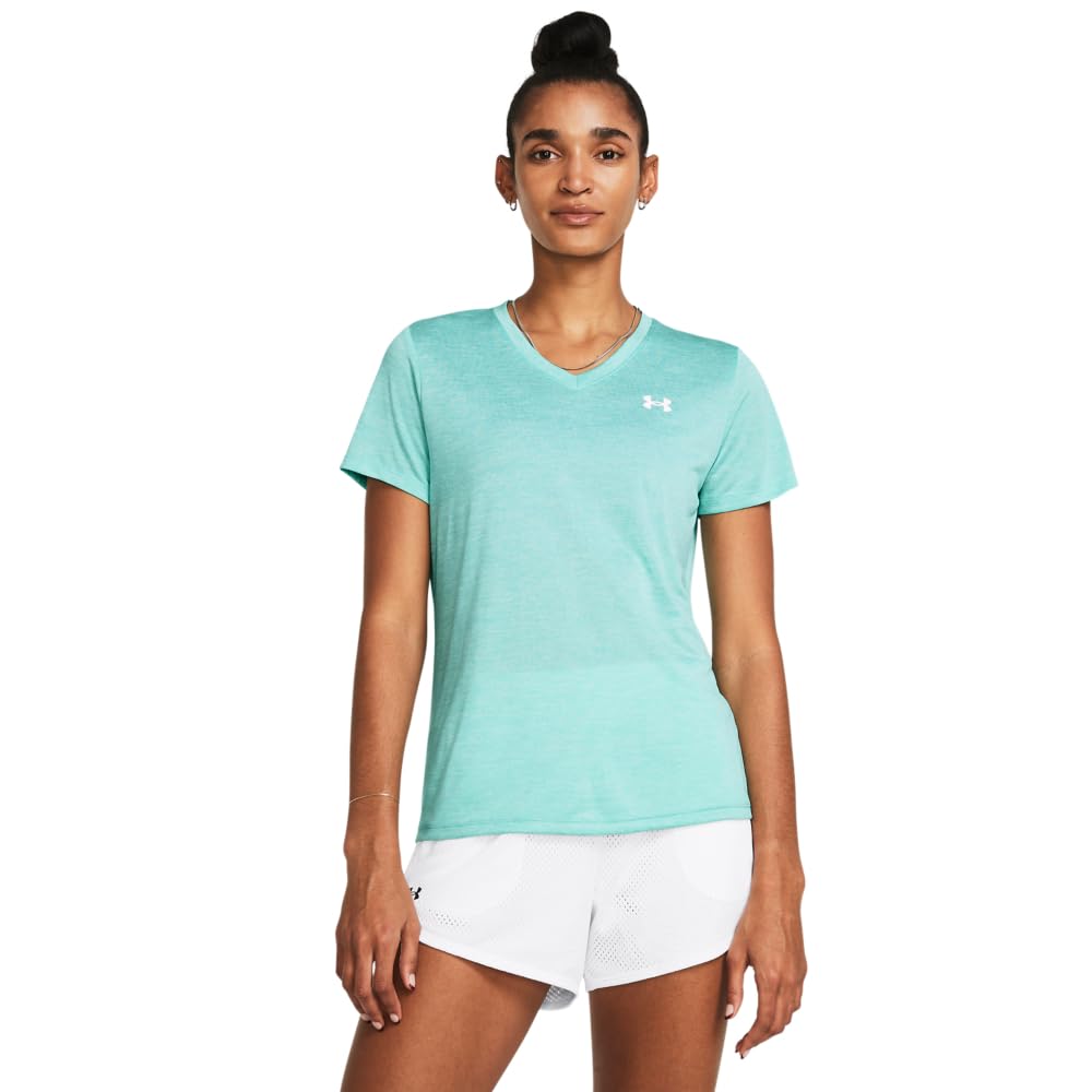 Under Armour Women's Tech Twist V Neck Short Sleeve T-Shirt