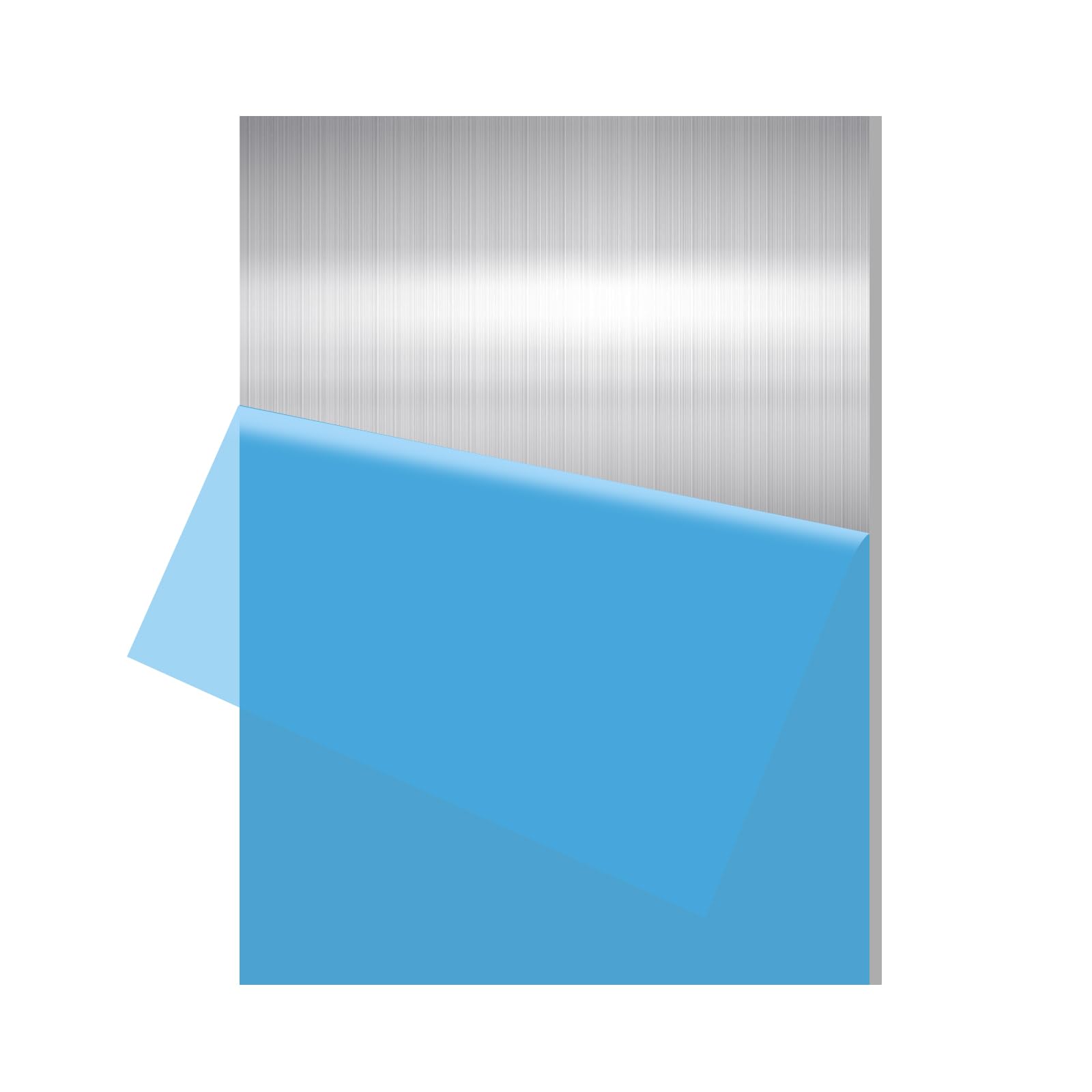 5PCS 6061 Aluminum Sheet Metal 1/4" x 4" x 4", Aluminum Plates Covered with Protective Film, Heat Treatable Aluminum Flat Bar for DIY Craft, Industry