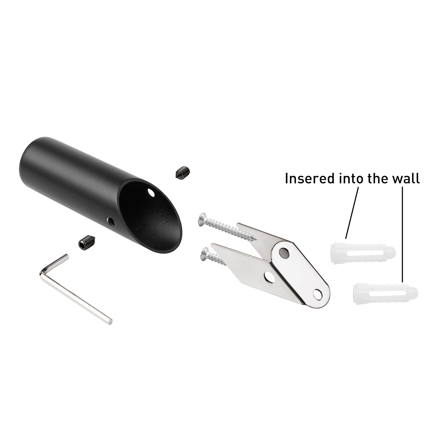 NINETREX Black Towel Hooks Matte Black Robe Hook, Modern Towel Hooks SUS 304 Stainless Steel Heavy Duty Wall Hooks Waterproof for Bathroom Bedroom Entryway Coat mudroom Garage, Wall Mounted 2 Pack