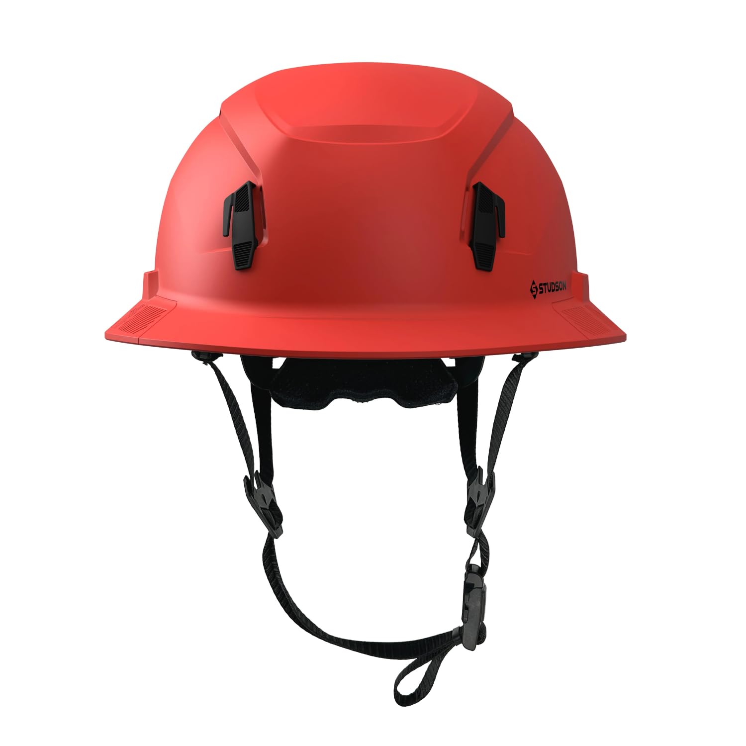 STUDSON SHK-1 Full Brim Safety Helmet: ANSI/ISEA Z89.1 Type II Compliant (R 2019), Lightweight & Breathable, NFC Emergency Contact Chip, One Size, Class C & E Protection