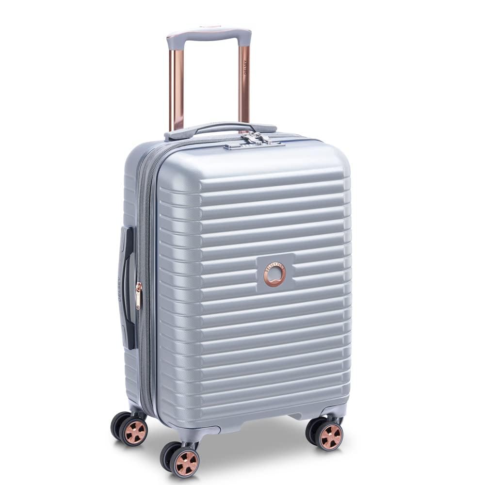 DELSEY PARIS Cruise 3.0 Hardside Expandable Luggage with Spinner Wheels, Black, Carry on 20 Inch