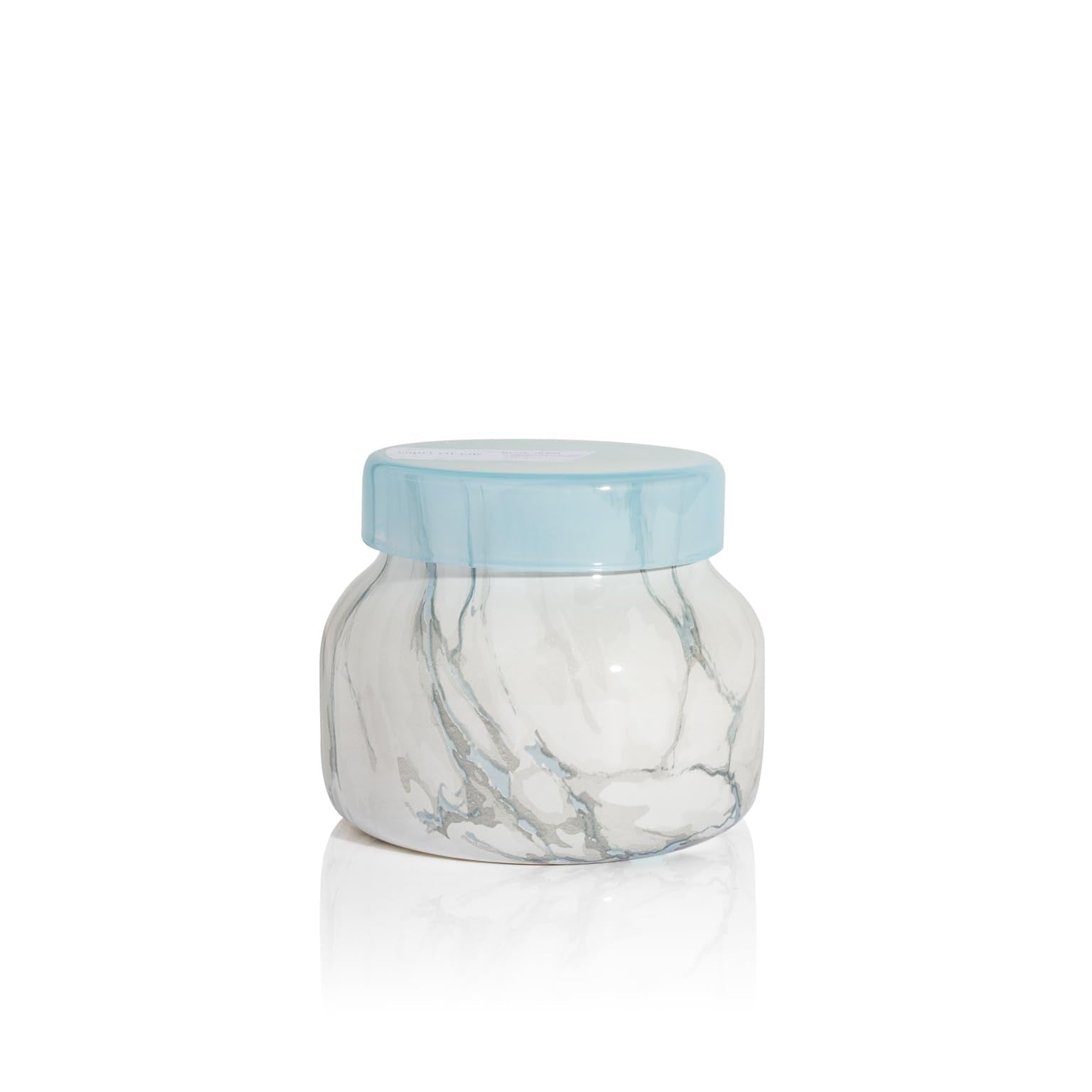 Capri Blue Modern Marble Jar Candles - Luxury Candles for Home Scented - Long Lasting Soy Wax Blend (Aloha Orchid, 8 oz)
