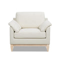 Jennifer Taylor Home Pasadena 36" Wide Modern Farmhouse Accent Arm Chair, Burnt Orange Performance Velvet