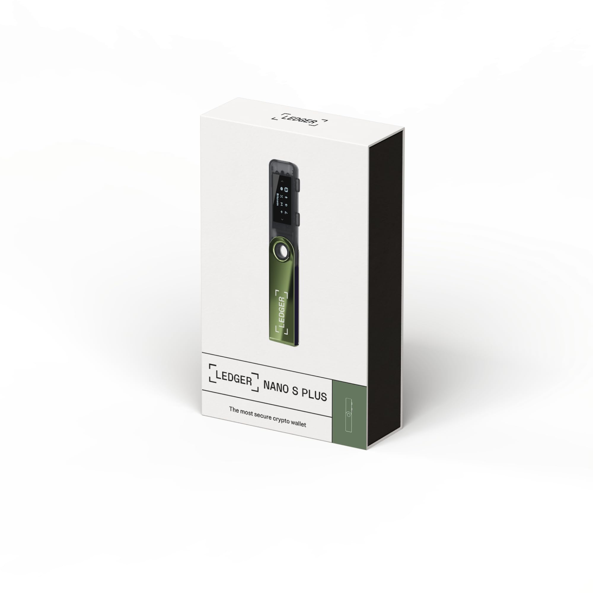 Ledger Nano S Plus Signer – The accessible Way to Manage Your Crypto & NFTs securely (Ledger Wallet for Desktop and Android only) – Matte Black
