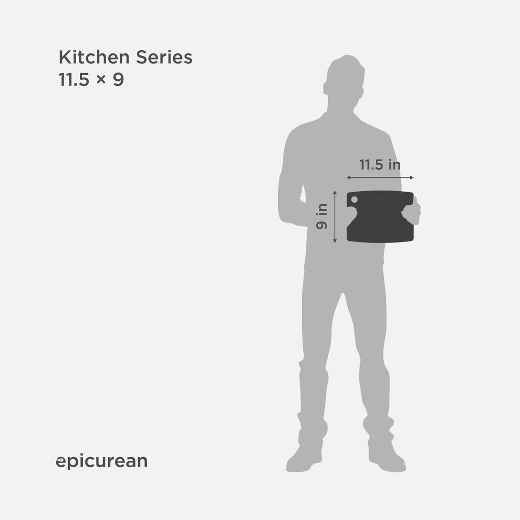 Epicurean Kitchen Series Cutting Board, 11.5-Inch × 9-Inch, Natural