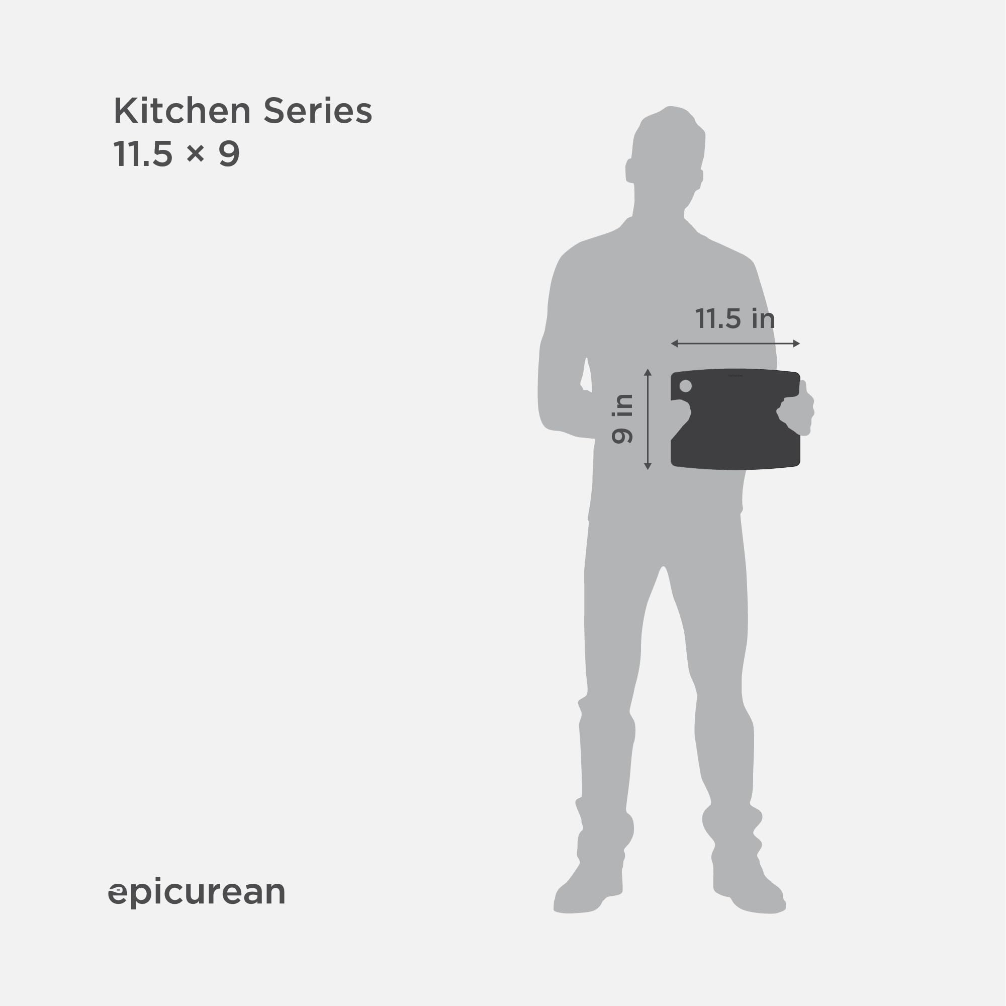 Epicurean Kitchen Series Cutting Board, 11.5-Inch × 9-Inch, Natural
